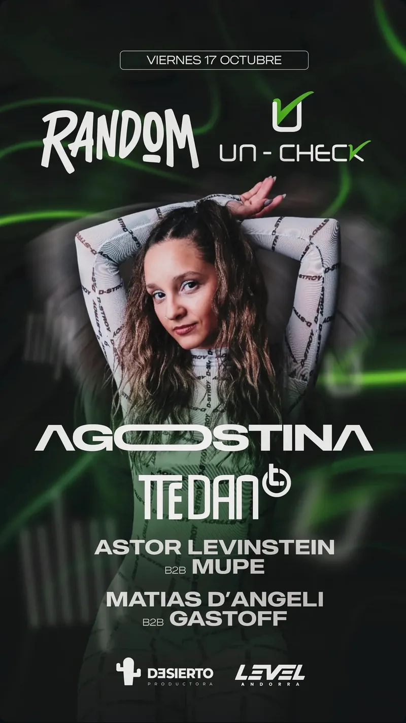 Flyer de RANDOM #40 · UN CHECK