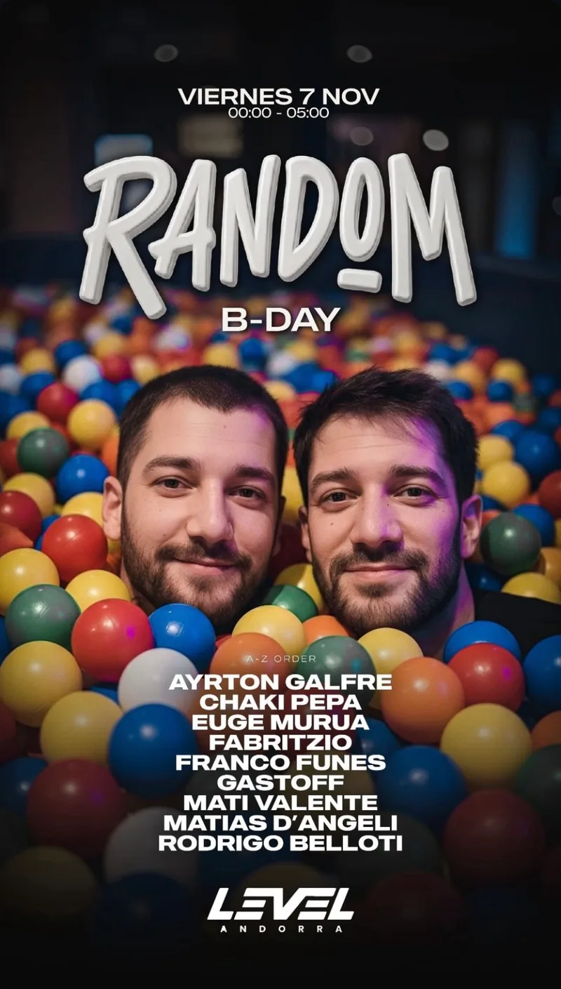 Flyer de RANDOM #42 · BIRTHDAY