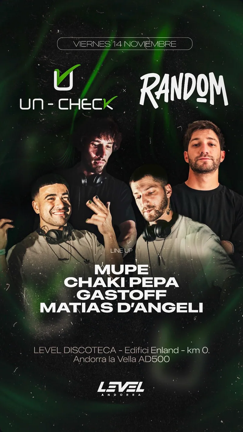 Flyer de RANDOM #43 · UN CHECK