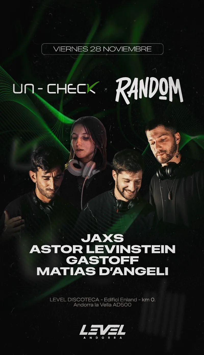 Flyer de RANDOM #45 · UN CHECK
