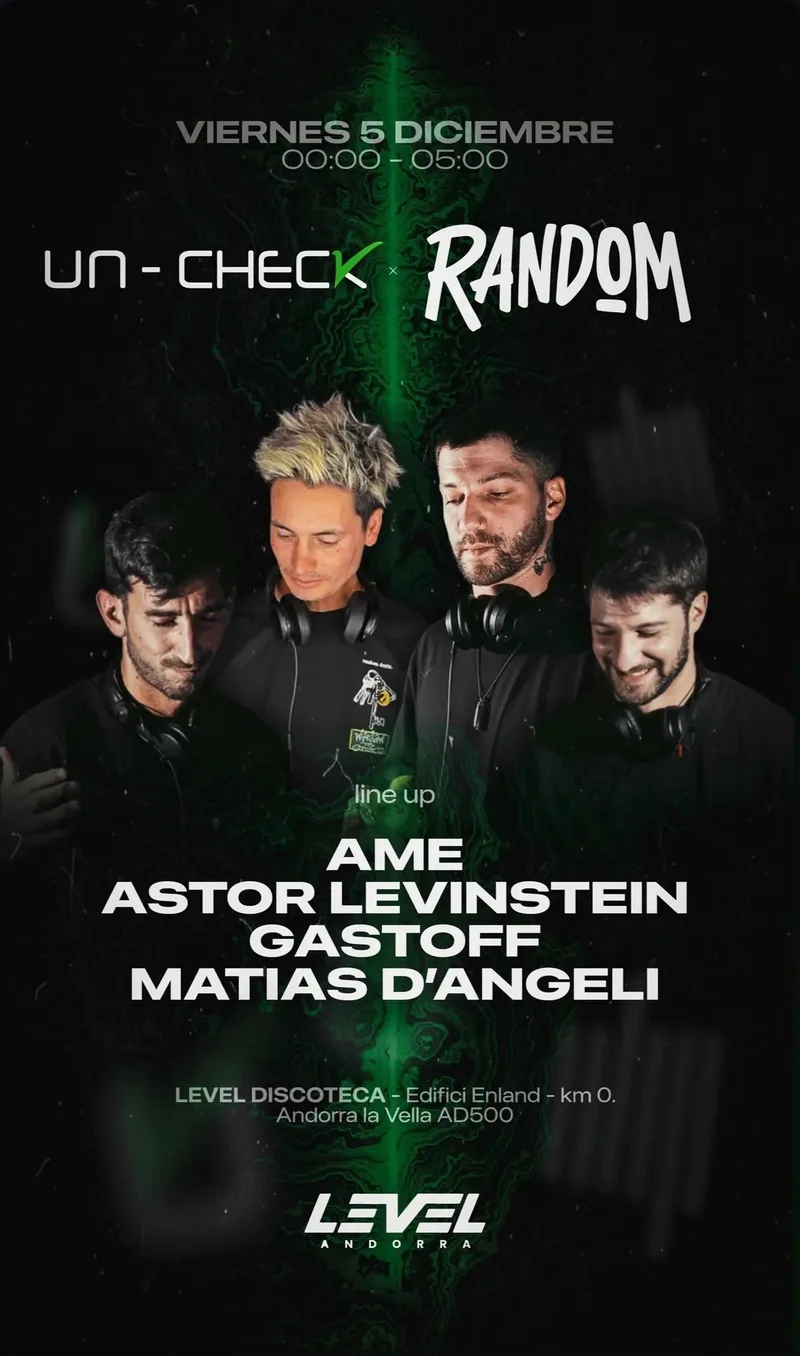 Flyer de RANDOM #47 · UN CHECK