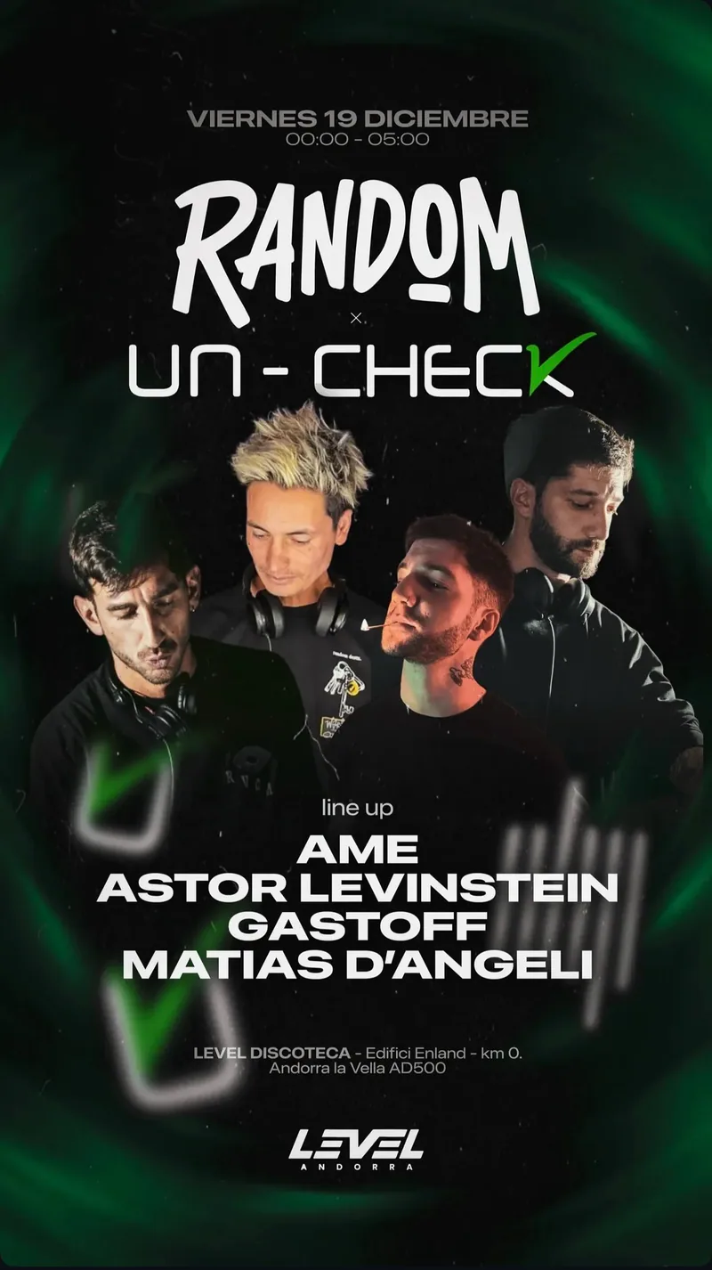 Flyer de RANDOM #49 · UN CHECK