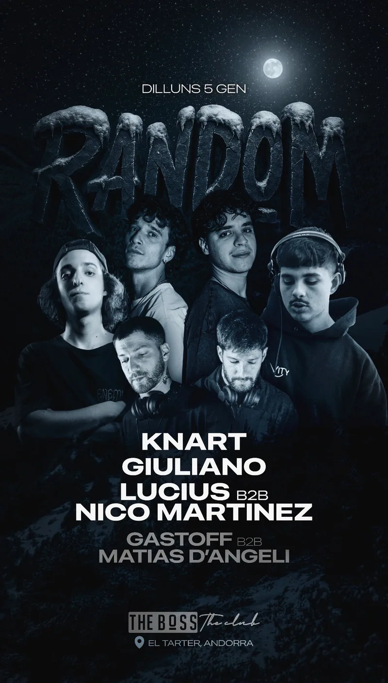 Flyer de RANDOM #52 · THE BOSS