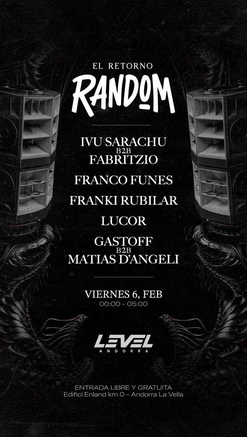 Flyer de RANDOM #53 · EL RETORNO