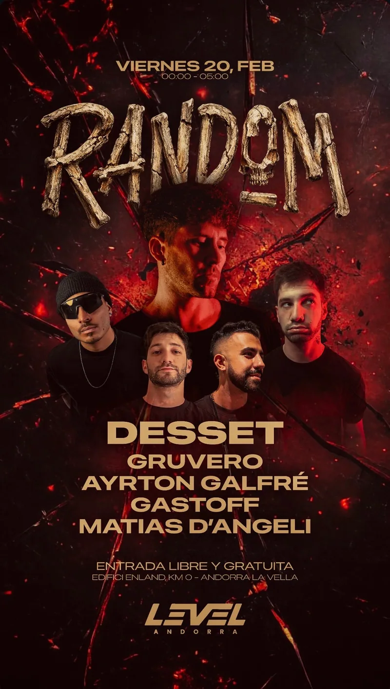 Flyer de RANDOM #54 · RAW