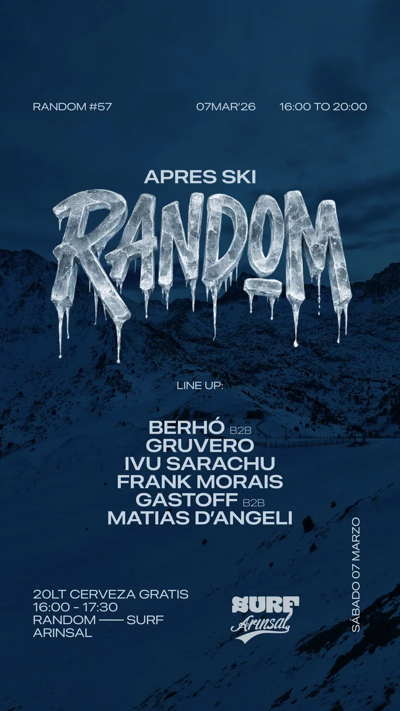 Flyer de RANDOM #57 · APRES SKI