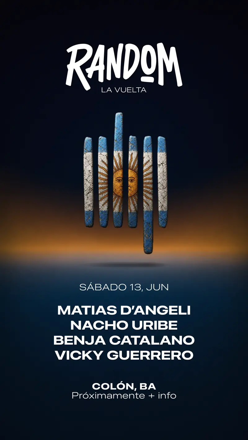 Flyer de RANDOM #64 · LA VUELTA